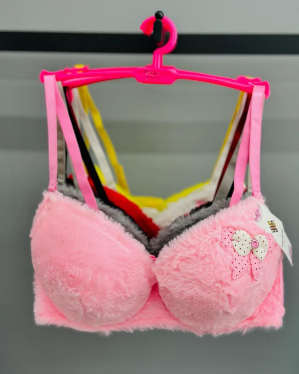 سوتین اسفنجی فانتزی تدی فنردار نیم جک