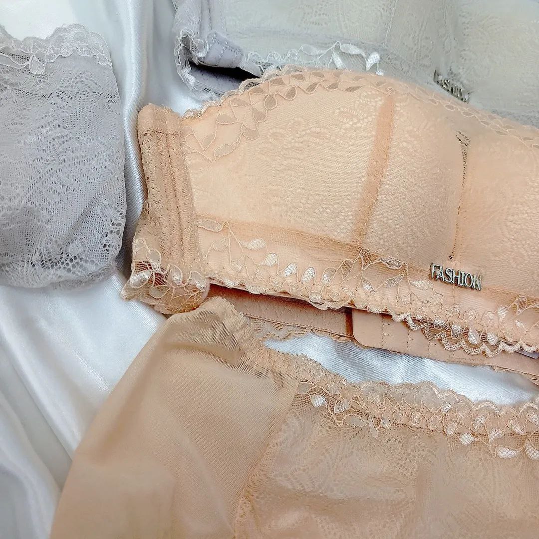 ست شرت و سوتین دانتل دار FASHION