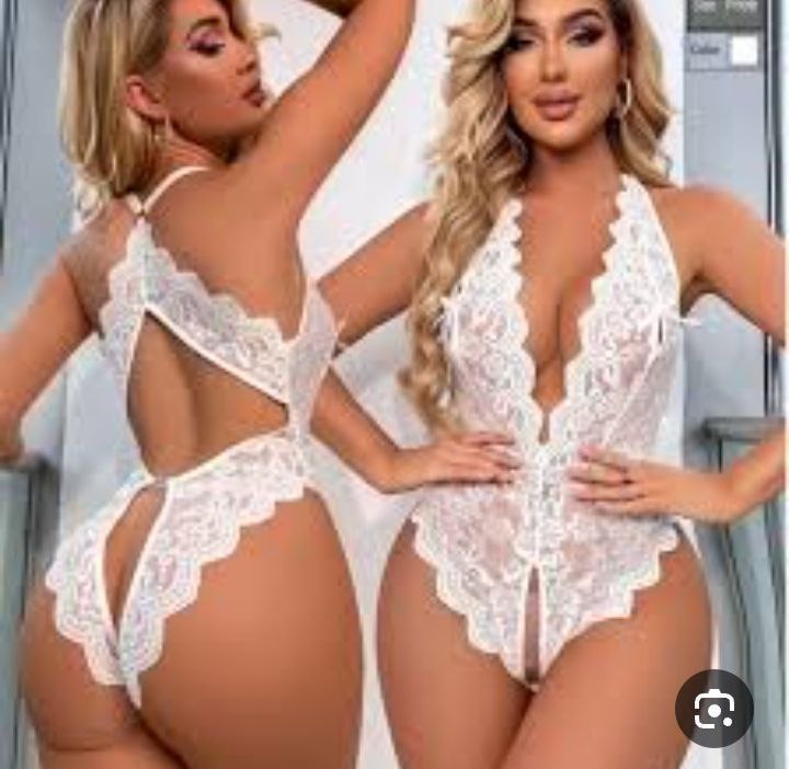 لباس خواب گیپور و بادی فانتزی فاق باز