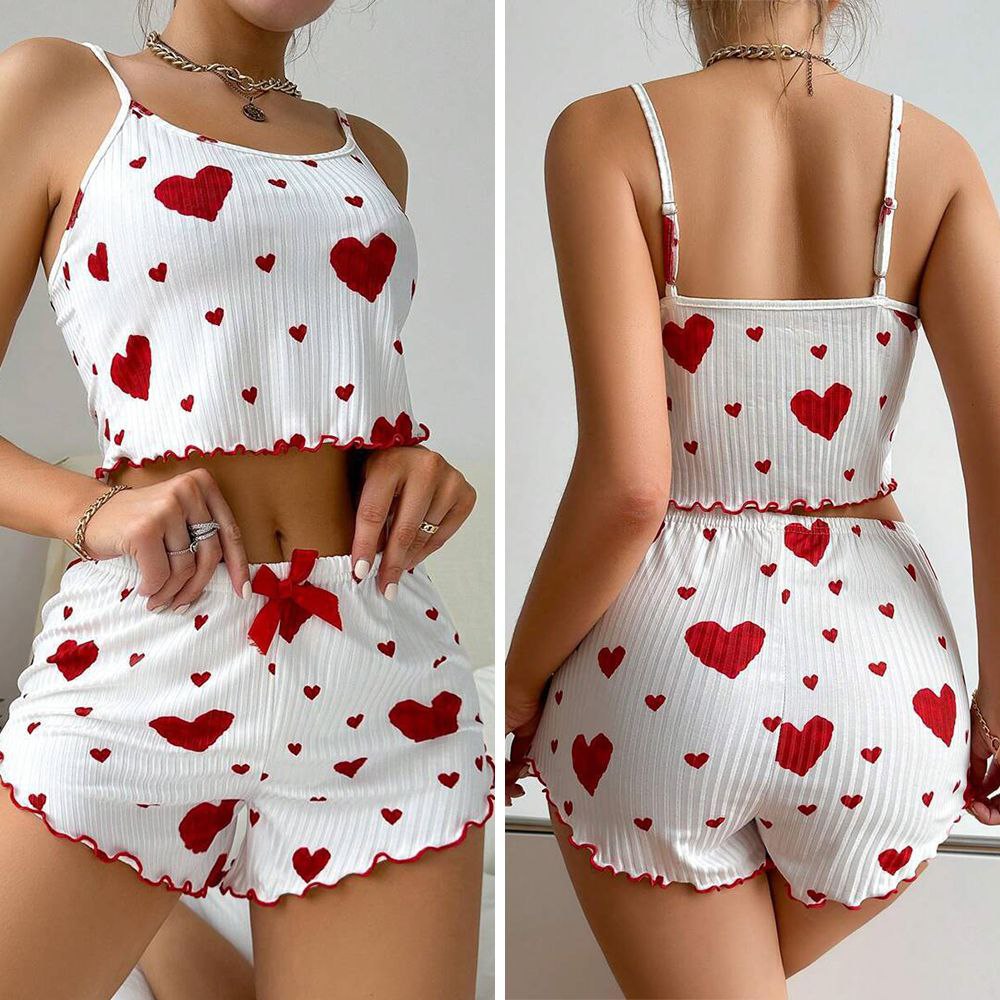 ست تاپ و شلوارک طرح دارaa