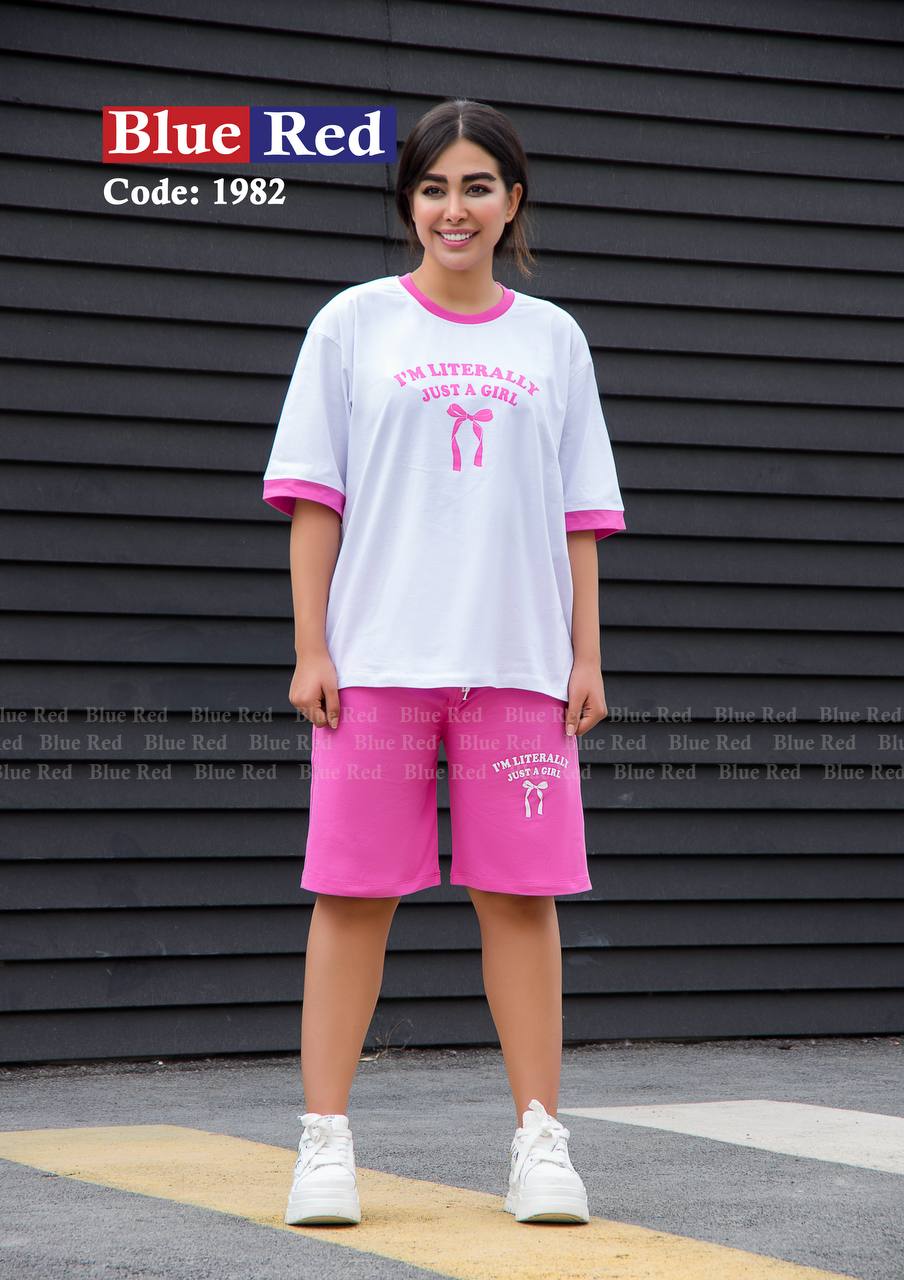 تیشرت و شلوارک Blue Red